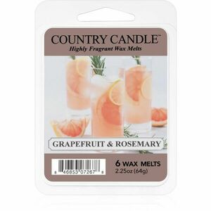Country Candle Grapefruit & Rosemary vosk do aromalampy 64 g obraz