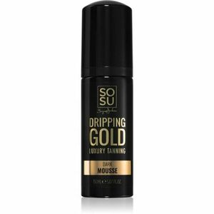 Dripping Gold Luxury Tanning Mousse Dark samoopalovací pěna pro zvýraznění opálení 150 ml obraz