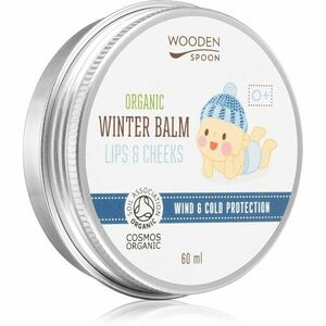 WoodenSpoon Organic Wind & Cold Protection ochranný krém na obličej a balzám na rty 2 v 1 pro děti 60 ml obraz