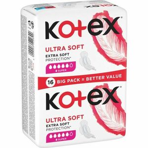 Kotex Ultra Soft Super vložky 16 ks obraz
