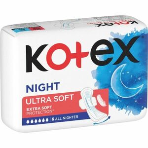 Kotex Ultra Soft Night vložky 6 ks obraz