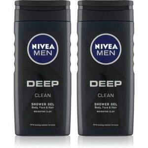 Nivea Men Deep sprchový gel pro muže (výhodné balení) obraz