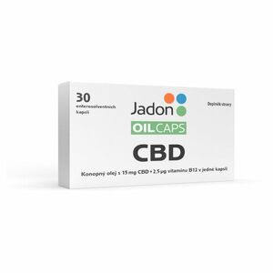 JADON CBD konopný olej 15 mg CBD + vitamin B12 30 kapslí obraz