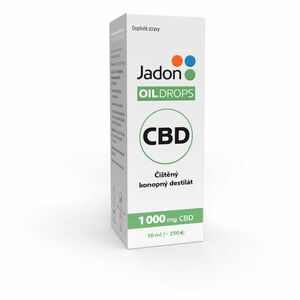 JADON Oil drops čištěný konopný destilát CBD 10% 10 ml obraz