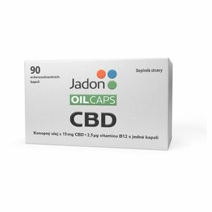 JADON CBD konopný olej 15 mg CBD + vitamin B12 90 kapslí obraz