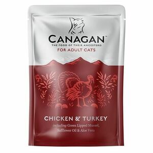 CANAGAN Chicken & turkey kapsička pro kočky 85 g obraz