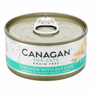 CANAGAN Chicken with sardine konzerva pro kočky 75 g obraz