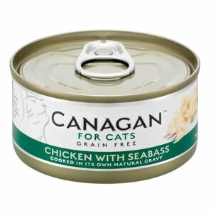 CANAGAN Chicken with seabass konzerva pro kočky 75 g obraz