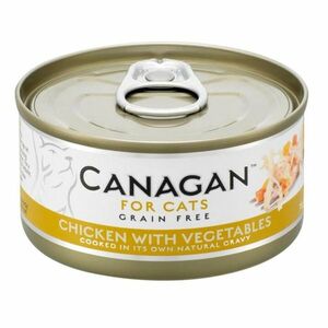 CANAGAN Chicken with vegetables konzerva pro kočky 75 g obraz