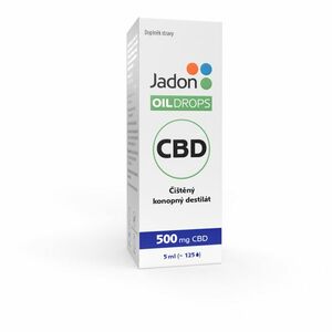 JADON Oil drops čištěný konopný destilát CBD 10% 5 ml obraz