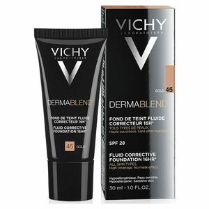 VICHY Dermablend Fluidní korekční make-up - odstín 45 Gold 30 ml obraz