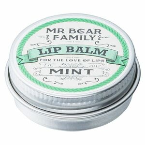 Mr Bear Family Mint balzám na rty pro muže 15 ml obraz