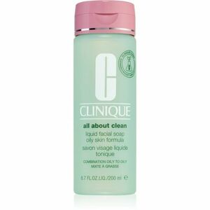 Clinique Liquid Facial Soap Oily Skin Formula tekuté mýdlo pro mastnou a smíšenou pleť 200 ml obraz