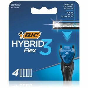 BIC FLEX3 Hybrid náhradní břity 4 ks obraz