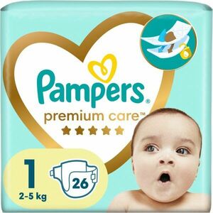 Pampers Premium Care Newborn Size 1 jednorázové pleny 2-5 kg 26 ks obraz