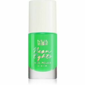 MUA Makeup Academy Neon Lights neonový lak na nehty odstín Acid Lime 8 ml obraz
