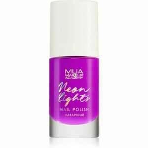 MUA Makeup Academy Neon Lights neonový lak na nehty odstín Ultraviolet 8 ml obraz