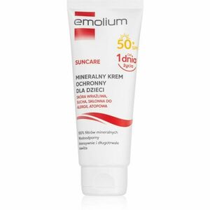 Emolium Sun Care minerální ochranný krém na obličej a tělo pro děti SPF 50+ 50 ml obraz