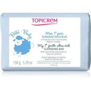 Topicrem BABY My 1st Gentle Ultra-Rich Cleansing Bar jemné čisticí mýdlo pro miminka a děti 150 g obraz