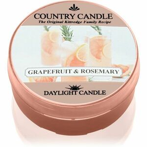 Country Candle Grapefruit & Rosemary čajová svíčka 42 g obraz