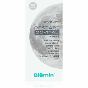Biomin Restart Covital Night tobolky při potížích se spánkem 60 tbl obraz