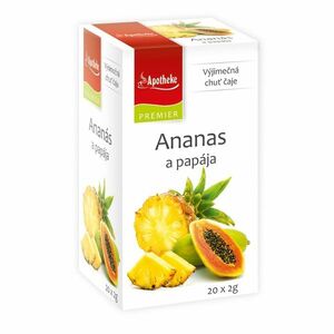 Apotheke Ananas a papája nálevové sáčky 20x 2 g obraz