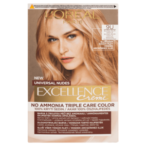 Loréal Paris Excellence Creme Universal Nudes odstín 9U blond velmi světlá barva na vlasy obraz