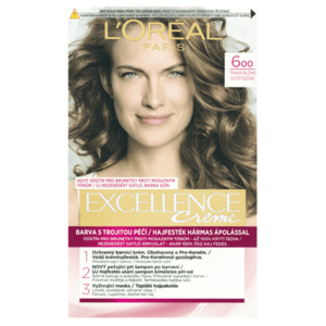 Loréal Paris Excellence Creme odstín 600 tmavá blond barva na vlasy obraz