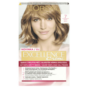 Loréal Paris Excellence Creme odstín 7 blond barva na vlasy obraz
