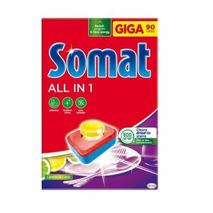 Somat Tablety do myčky All in 1 Lemon & Lime 90 ks obraz