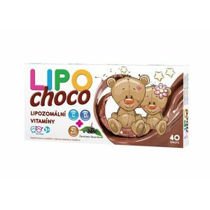 LIPOchoco Lipozomální vitamíny C + D3 + Zn 40 medvídků obraz