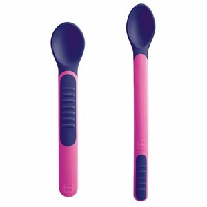 MAM Feeding spoons & Cover 6m+ lžičky 2 ks růžové obraz