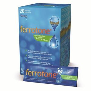 Ferrotone 100% přírodní zdroj železa s vitamínem C sáčky 28x25 ml obraz