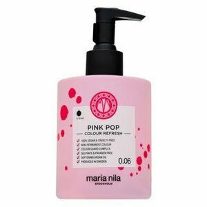 Maria Nila Colour Refresh vyživující maska s barevnými pigmenty pro vlasy s růžovými odstíny Pink Pop 300 ml obraz