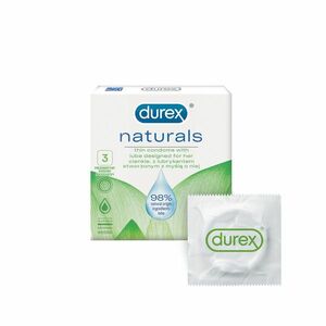 DUREX Naturals Kondomy 3 ks obraz
