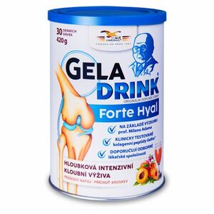 GELADRINK Forte Hyal nápoj broskev 420 g obraz