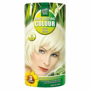 HENNA PLUS Přírodní barva na vlasy 00 Ultra blond zesvětlující 140 ml obraz