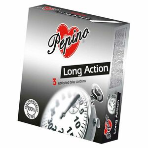 PEPINO Kondomy Long Action 3 kusy obraz
