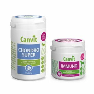 CANVIT Chondro Super 230 g + CANVIT Immuno pro psy 100 g ZDARMA obraz
