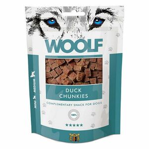 WOOLF Duck chunkies pochoutka pro psy 100 g obraz