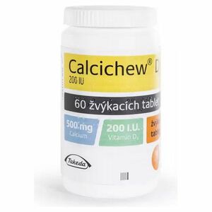 CALCICHEW D3 500mg/200IU žvýkací tablety 60 kusů obraz