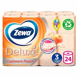 Zewa Deluxe Aquatube Cashmere Peach toaletný papier 24ks obraz