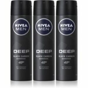 Nivea Men Deep BLACK CARBON deospray 150 ml obraz