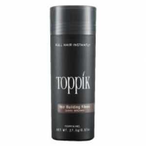 Toppik Hair Building Fibers Zahušťovací vlákna na vlasy a vousy Tmavě Hnědá 27 g obraz