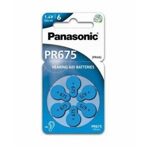 Panasonic PR 675 baterie do naslouchadel 6 ks obraz