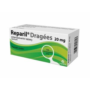 Reparil Dragées 20 mg 100 tablet obraz