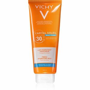 Vichy Capital Soleil Beach Protect ochranné hydratační mléko na obličej a tělo SPF 30 300 ml obraz
