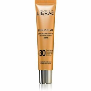 Lierac Sunissime Global Anti-Ageing Care ochranný tónovaný fluid na obličej SPF 30 odstín Golden 40 ml obraz