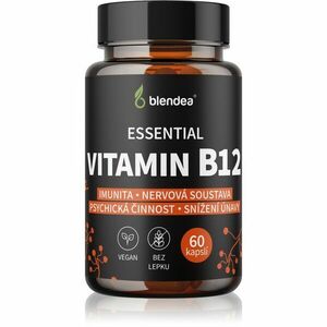Blendea Vitamin B12 kapsle pro podporu snížení míry únavy a vyčerpání 60 cps obraz