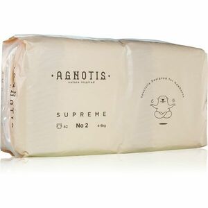 Agnotis Baby Diapers Supreme No 2 jednorázové pleny 4-8 kg 42 ks obraz